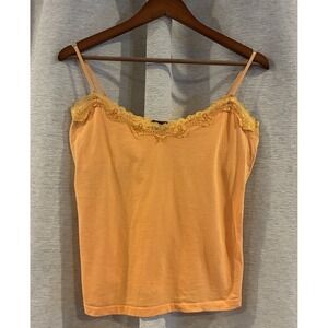 Vintage Vanity Y2K Lace Trim Cami MD Babydoll Cami Coquette Feminine Camisole XL